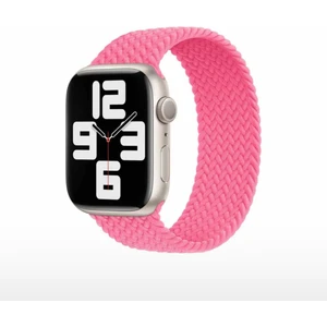 Bushco Store Apple Watch Uyumlu Örgü Solo Kordon 42-44-45  mm M Beden