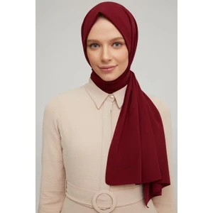 Trend Medine Ipeği Şal 70X200 - Bordo