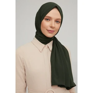 Trend Medine Ipeği Şal 70X200 - Askeri Yeşil
