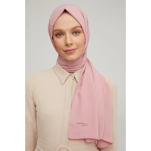 Trend Medine Ipeği Şal 70X200 - Pudra