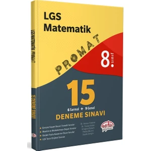 Editör Yayınları 8. Sınıf Promat LGS Matematik 15 Deneme Sınavı