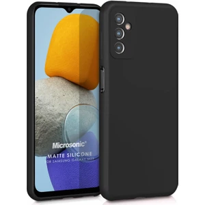 Matte Silicone Samsung Galaxy M23 Kılıf Siyah