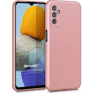 Matte Silicone Samsung Galaxy M23 Kılıf Rose Gold