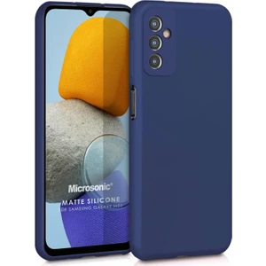 Matte Silicone Samsung Galaxy M23 Kılıf Lacivert