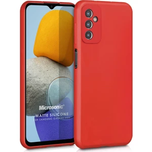 Matte Silicone Samsung Galaxy M23 Kılıf Kırmızı