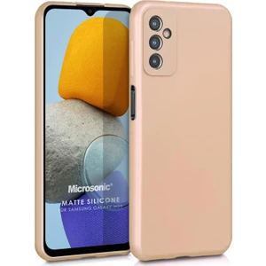 Matte Silicone Samsung Galaxy M23 Kılıf Gold