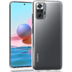 Xiaomi Redmi Note 10 Pro Max Kılıf Transparent Soft Beyaz