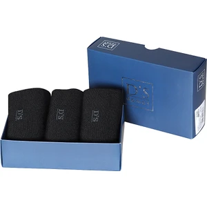 D'S Damat Bambu 3lü Çorap Set Siyah