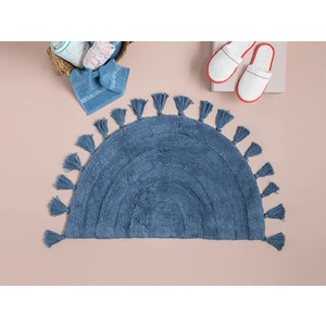 English Home Luna Pamuklu Banyo Paspası 55 x 90 cm Açık Mavi