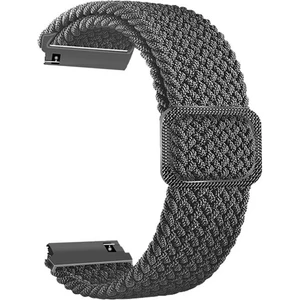 Cool Cold Samsung Galaxy -Huawei Izle Gt2  (46 /22 mm ) Ayarlanabilir Örgülü Solo Döngü Çelik Tokalı Kordon