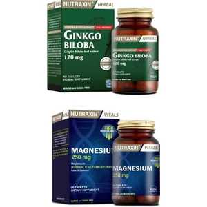 Ginkgo Biloba 60 Tablet+Magnesium Citrate 250MG 60 Tablet
