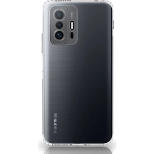 Caseworld Xiaomi Mi 11T 5g ile Uyumlu Kapak Tıpalı Kamera Korumalı Şeffaf Premier ile Uyumlu Kılıf