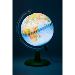 Gürbüz Yayınları Işıklı Fiziki Dünya Küresi Modern Seri 30 cm USB Kablo Hediyeli