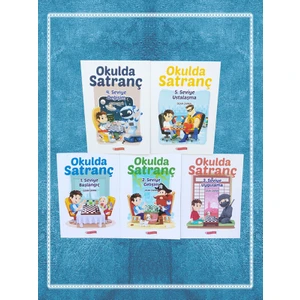 Okulda Satranç Seti 5 Kitap