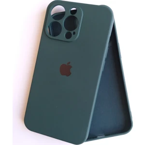 More Gsm iPhone 13 Pro (6.1) Uyumlu Kamera Korumalı Lansman Içi Kadife Silikon Kılıf