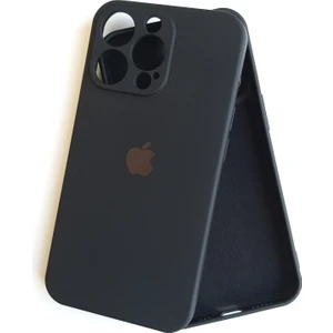 More Gsm iPhone 13 Pro (6.1) Uyumlu Kamera Korumalı Lansman Içi Kadife Silikon Kılıf
