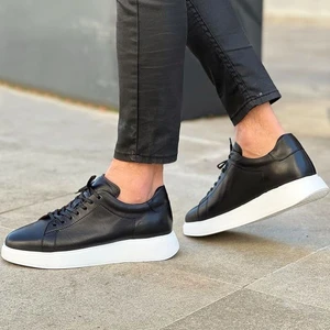 Sail Lakers - Siyah Deri Erkek Sneaker