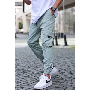 Çağla Yeşili Kargo Cep Erkek Jogger Pantolon 5461