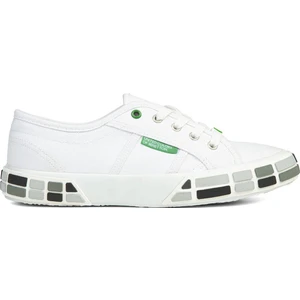 Benetton® | BN-30691-3114 Beyaz Siyah - Kadın Spor Ayakkabı