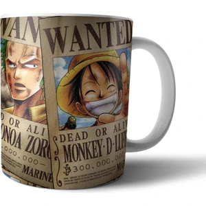 One Piece - Luffy's Crew Wanted Kupa Bardak Model 1