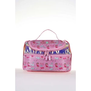 Kids & Love Flamingo Aynalı Simli Beslenme Çantası 24X15X15 (L7066)
