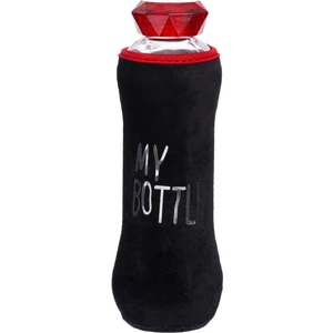 My Bottle Kadife Kılıf Kristal Kapak Matara 600 ml Füme