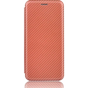 Lg K61 / Q61 Deri Kasa Kahverengi Için