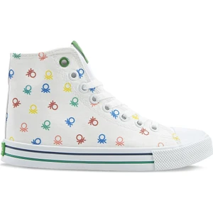 Benetton® | BN-30185 - 3374 Beyaz - Kadın Spor Ayakkabı