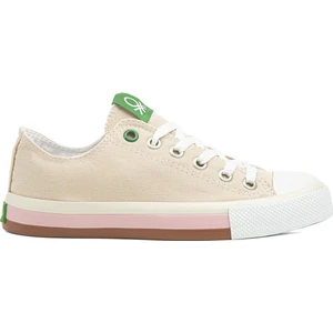 Benetton® | BN-30176 - 3374 Bej - Kadın Spor Ayakkabı