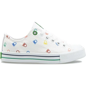 Benetton® | BN-30186 - 3394 Beyaz - Çocuk Spor Ayakkabı