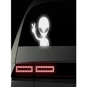 Ufo Reflektörlü Sticker Yapıştırma Parlak