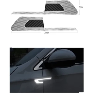 Oto Sticker Reflektörlü Yan Kapı Yapıştırma Oto Aksesuar