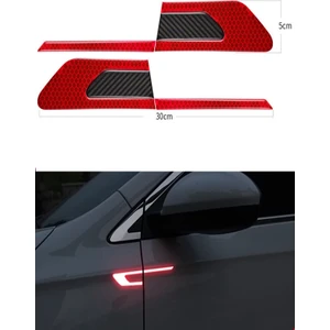 Oto Sticker Reflektörlü Yan Kapı Yapıştırma Oto Aksesuar