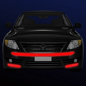 7 Parça Reflektörlü Sticker Işıldak Yapıştırma Oto Aksesuar