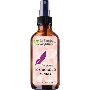 Le Sandre Organics Tüy Dökücü Sprey Bayanlara Özel 100 ml Cam Şişe