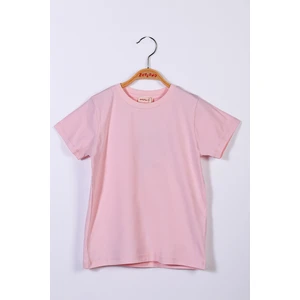 Pembe Kız Bebek Basic T-Shirt (9AY-4YAŞ)