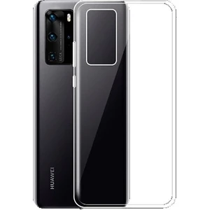 wowacs Huawei P40 Uyumlu Kılıf A+ Şeffaf Lüx Süper Yumuşak 0.3mm Ince Süper Silikon