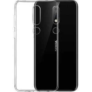 wowacs Nokia 5.1 Plus Uyumlu Kılıf A+ Şeffaf Lüx Süper Yumuşak 0.3mm Ince Süper Silikon