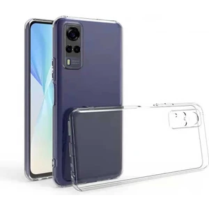 wowacs Vivo Y53S 4g Uyumlu Kılıf A+ Şeffaf Lüx Süper Yumuşak 0.3mm Ince Süper Silikon