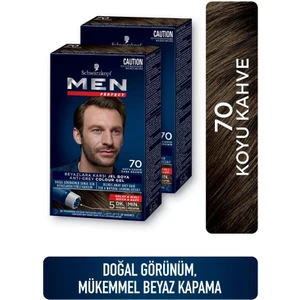 Men Perfect Saç Boyası 70 - Koyu Kahve X 2 Adet