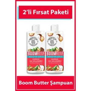 BOOM BUTTER Saç Bakım Şampuanı 2'li Paketi