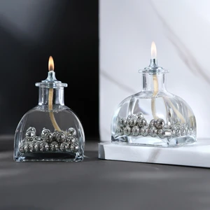 Imperiums Silver Pearl Dekoratif Kandil Mum 2'li Set