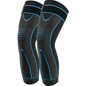 2 Adet Yaz Uzun Örme Dizlikler Spor Futbol Dizlikler (Yurt Dışından)