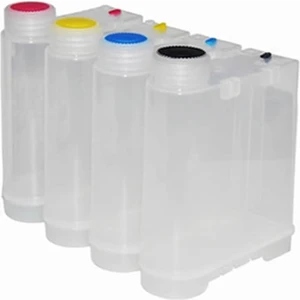 Şeffaf Sürekli Mürekkep Besleme Tankı Kapaklı (4X500ML)
