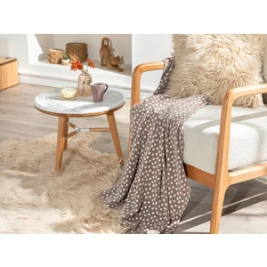 English Home Dots Polar Tv Battaniye 120 x 170 cm Taş Rengi