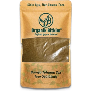 Organik Bitkim Toz Bamya Tohumu (Öğütülmüş) 250 gr