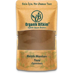 Organik Bitkim Reishi Mantarı Tozu Ganoderma Lucidum 20 gr
