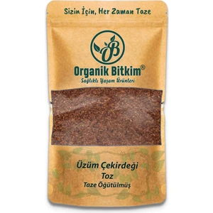 Organik Bitkim Toz Üzüm Çekirdeği (Öğütülmüş) 150 gr