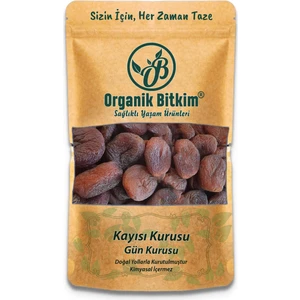 Organik Bitkim Gün Kurusu Kayısı Kükürtsüz 250 gr