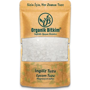 Organik Bitkim Ingiliz Tuzu - Epsom Tuzu - Magnezyum Sülfat 200 gr